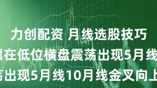 力创配资 月线选股技巧：1、股票在低位横盘震荡出现5月线10月线金叉向上，